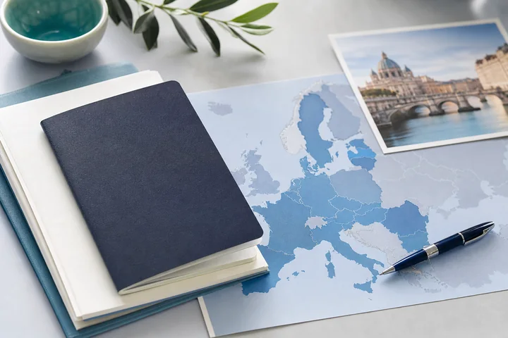 Schengen vizesi planlama masası