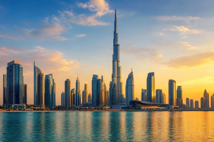 Dubai ve Burç Halife manzarası